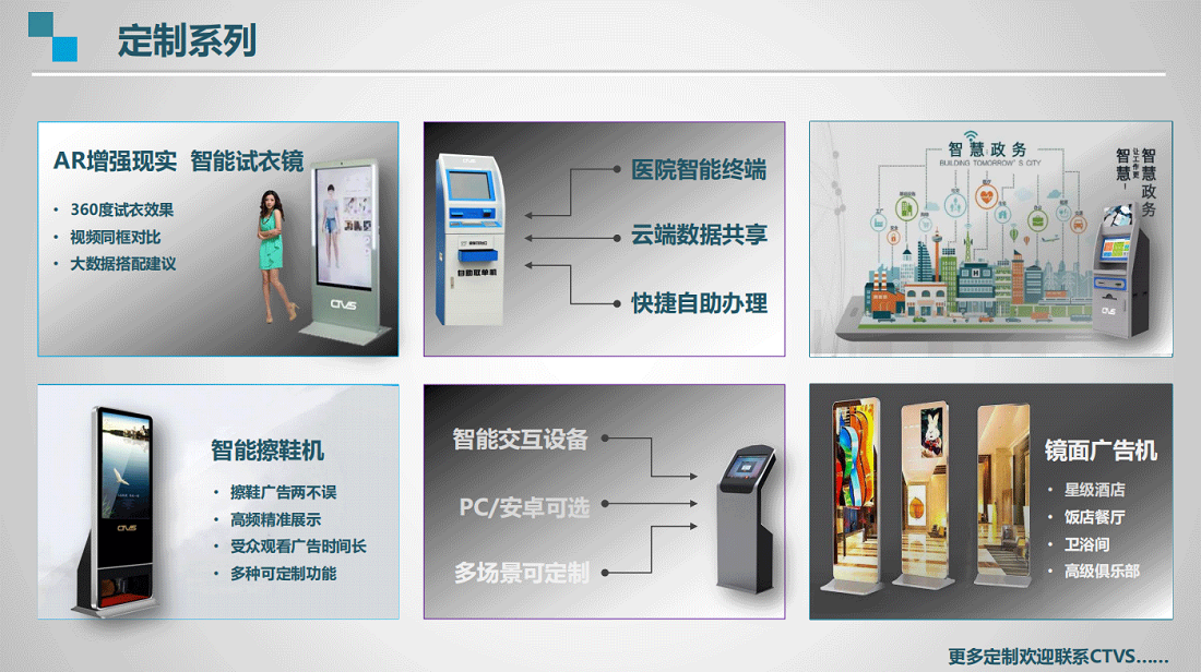 CTVS定制化產品系列